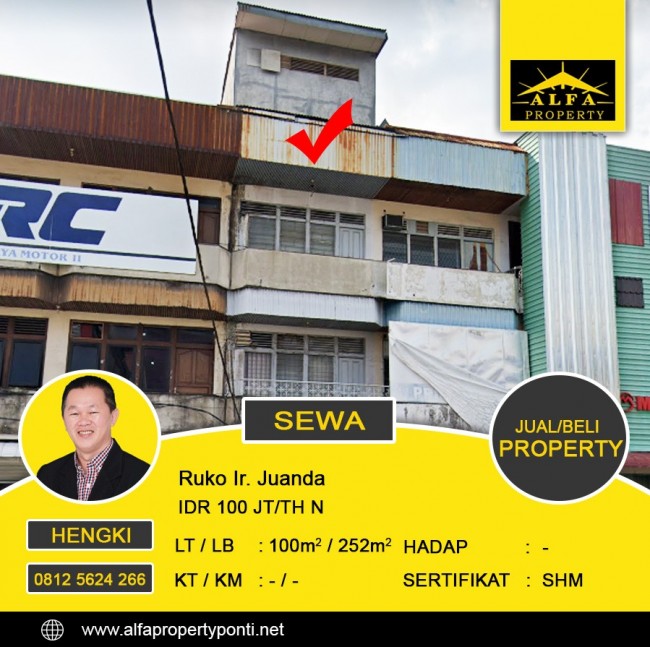 Ruko IR. Juanda, Pontianak, Kalimantan Barat