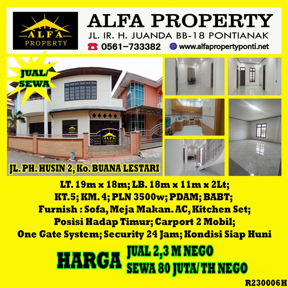 Alfa Property Rumah Buana Lestari Kota Pontianak