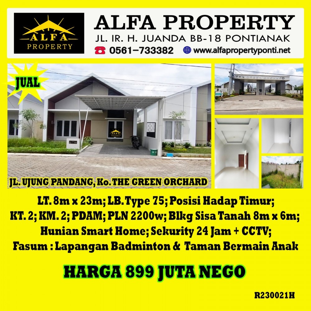 Alfa Property Rumah The Green Orchard Kota Pontianak