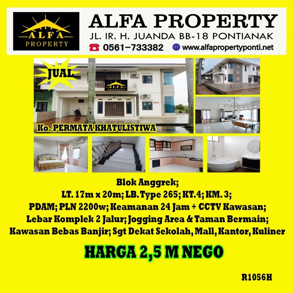 Alfa Property Rumah Permata Khatulistiwa Kota Pontianak