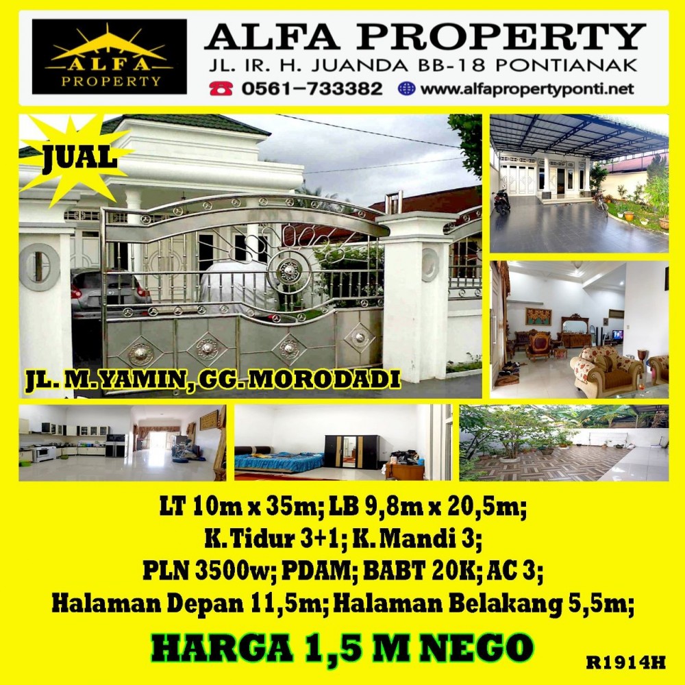 Alfa Property Rumah Morodadi Kota Pontianak