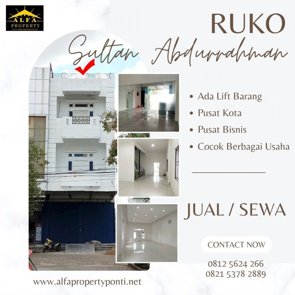 Alfa Property Ruko Jalan Sultan Abdurrahman Kota Pontianak