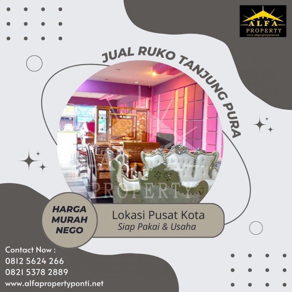 Alfa Property Ruko Jalan Tanjung Pura Kota Pontianak