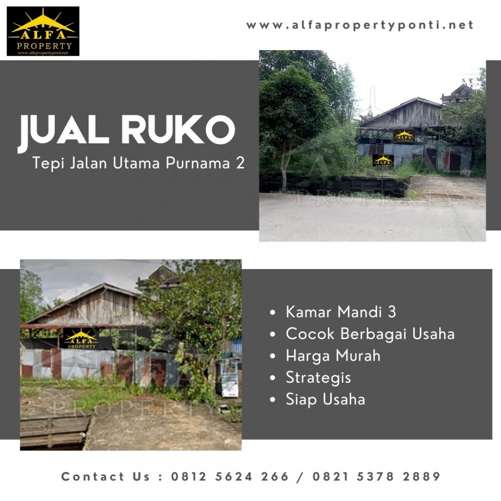 Alfa Property Ruko Jalan Purnama 2 Kota Pontianak