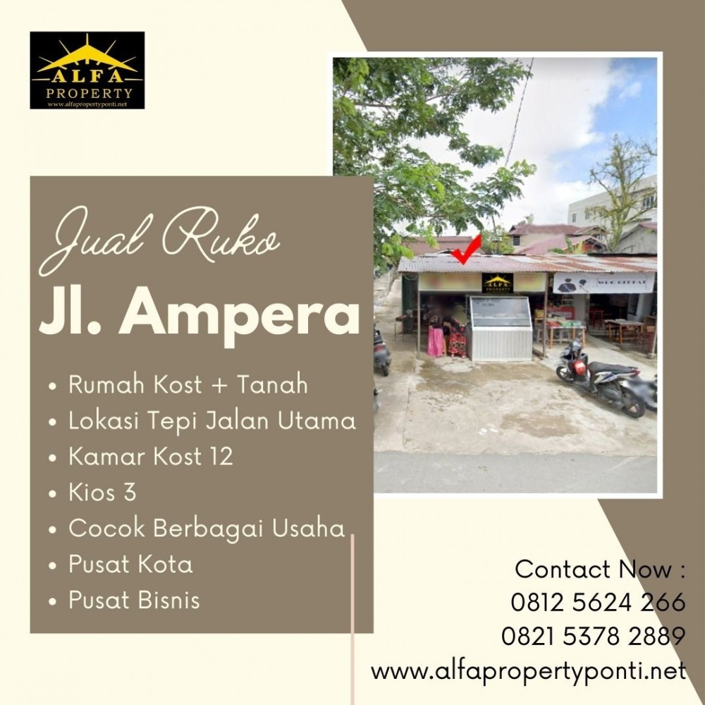 Alfa Property Ruko Jalan Ampera Kota Pontianak