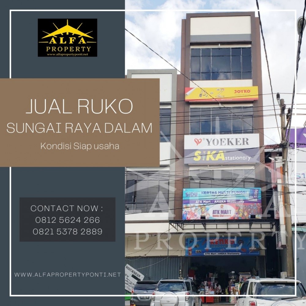 Alfa Property Ruko Jalan Sungai Raya Dalam Kota Pontianak