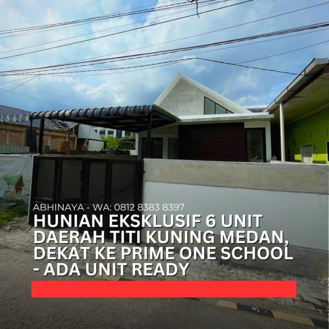 RUMAH DAERAH TITI KUNING MEDAN
