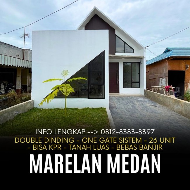 RUMAH DOUBLE DINDING DI MARELAN