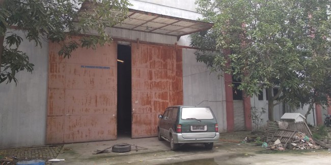dijual gudang di kim 2 mabar