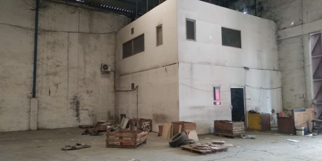 dijual gudang di kim 2 mabar