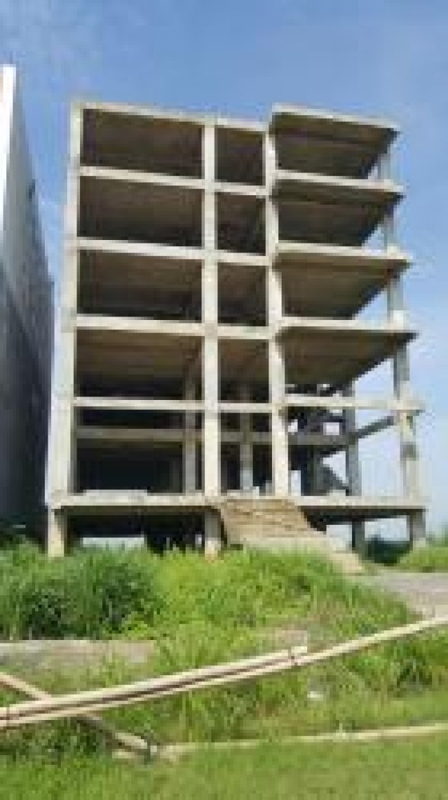 DIJUAL KAVLING COMMERCIAL + STRUKTUR BANGUNAN 6 LANTAI