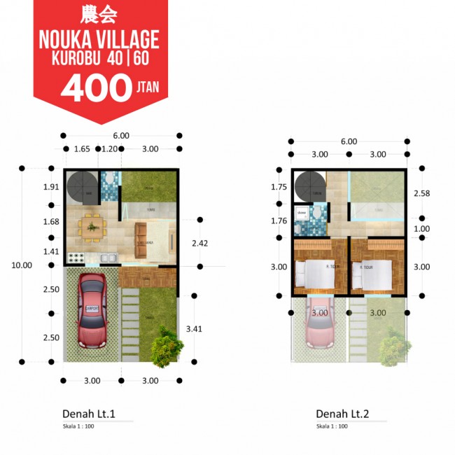 NOUKA VILLAGE - Hunian Gaya Jepang di Cisarua Lembang