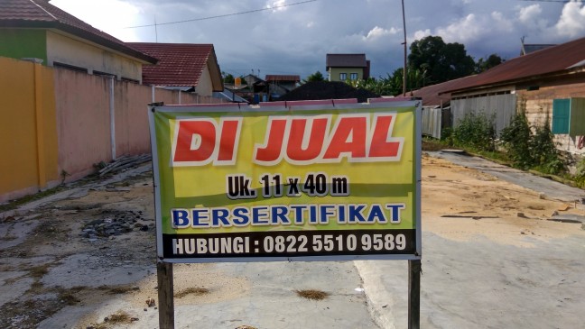 Tanah Kosong di Pangkalan Bun - Kalimantan Tengah