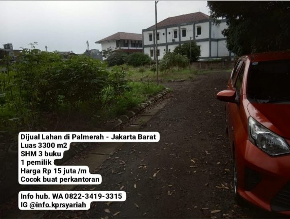 Tanah Shm Palmerah Jakarta Barat cocok untuk perkantoran