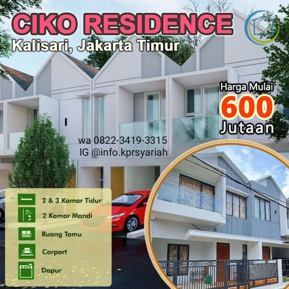 Ciko Residence Rumah 2lantai Kalisari Pasar Rebo Jakarta Timur