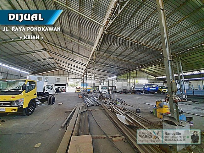 Industrial Buildings Raya Ponokawan, Krian, Sidoarjo - Nol Jalan Raya, Strategis.