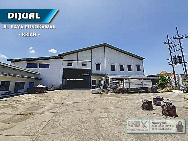 Industrial Buildings Raya Ponokawan, Krian, Sidoarjo - Nol Jalan Raya, Strategis.