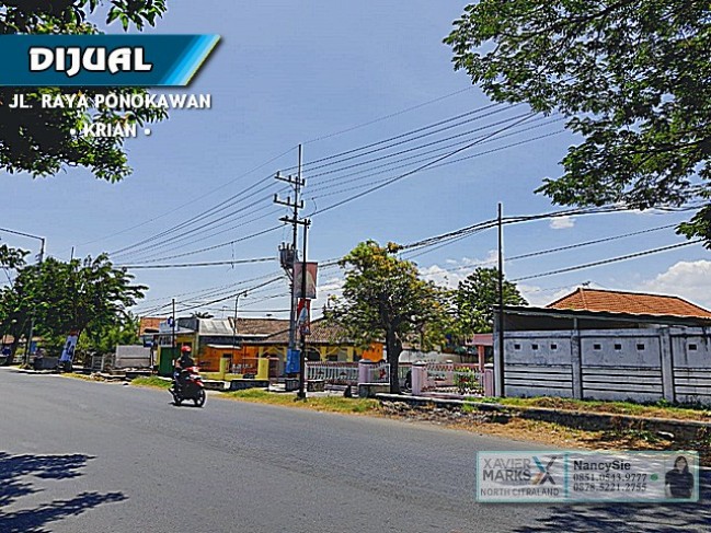 Industrial Buildings Raya Ponokawan, Krian, Sidoarjo - Nol Jalan Raya, Strategis.