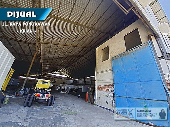 Industrial Buildings Raya Ponokawan, Krian, Sidoarjo - Nol Jalan Raya, Strategis.