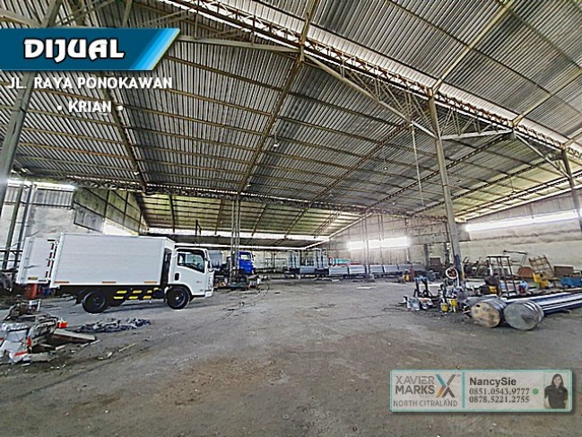 Industrial Buildings Raya Ponokawan, Krian, Sidoarjo - Nol Jalan Raya, Strategis.