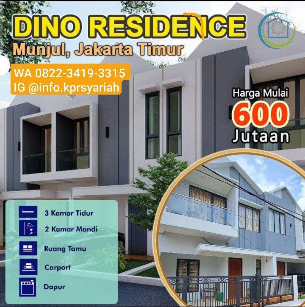 Dino Residence dekat Pasar Munjul Cipayung Jakarta Timur