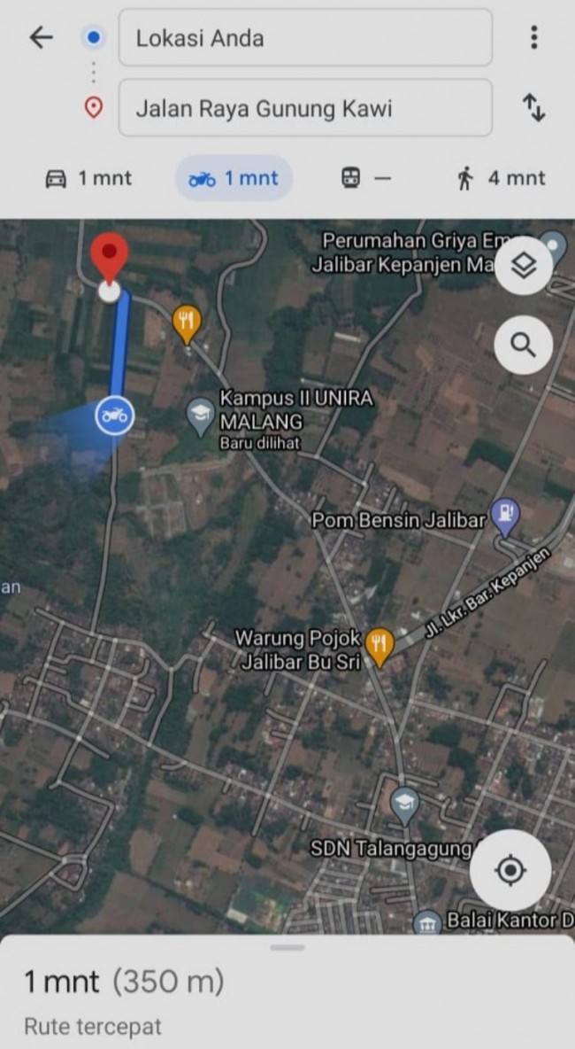 Tanah Siap Bangun Desa Palaan Ngajum Malang