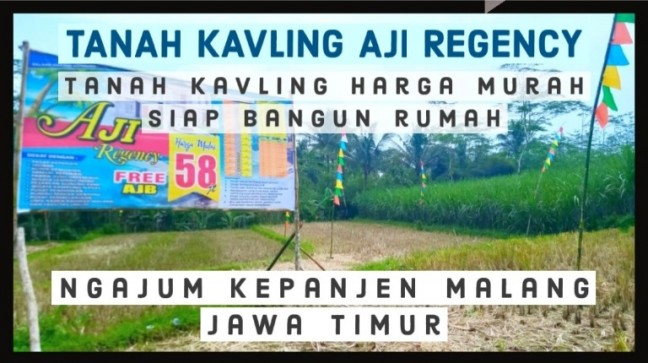 Dijual Tanah Free AJB Ngajum Kepanjen Malang