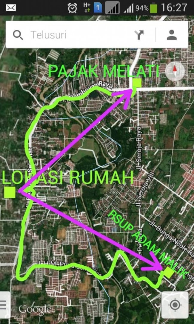 Take over kredit rumah subsidi di tanjung selamat dekat pajak melati medan